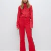 Annbell Star Jr Pant - Poinsetta Red