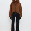 Hildi W Ski Puffer - Cashmere Brown
