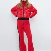 Jasmine T Ski Suit - Poinsetta Red