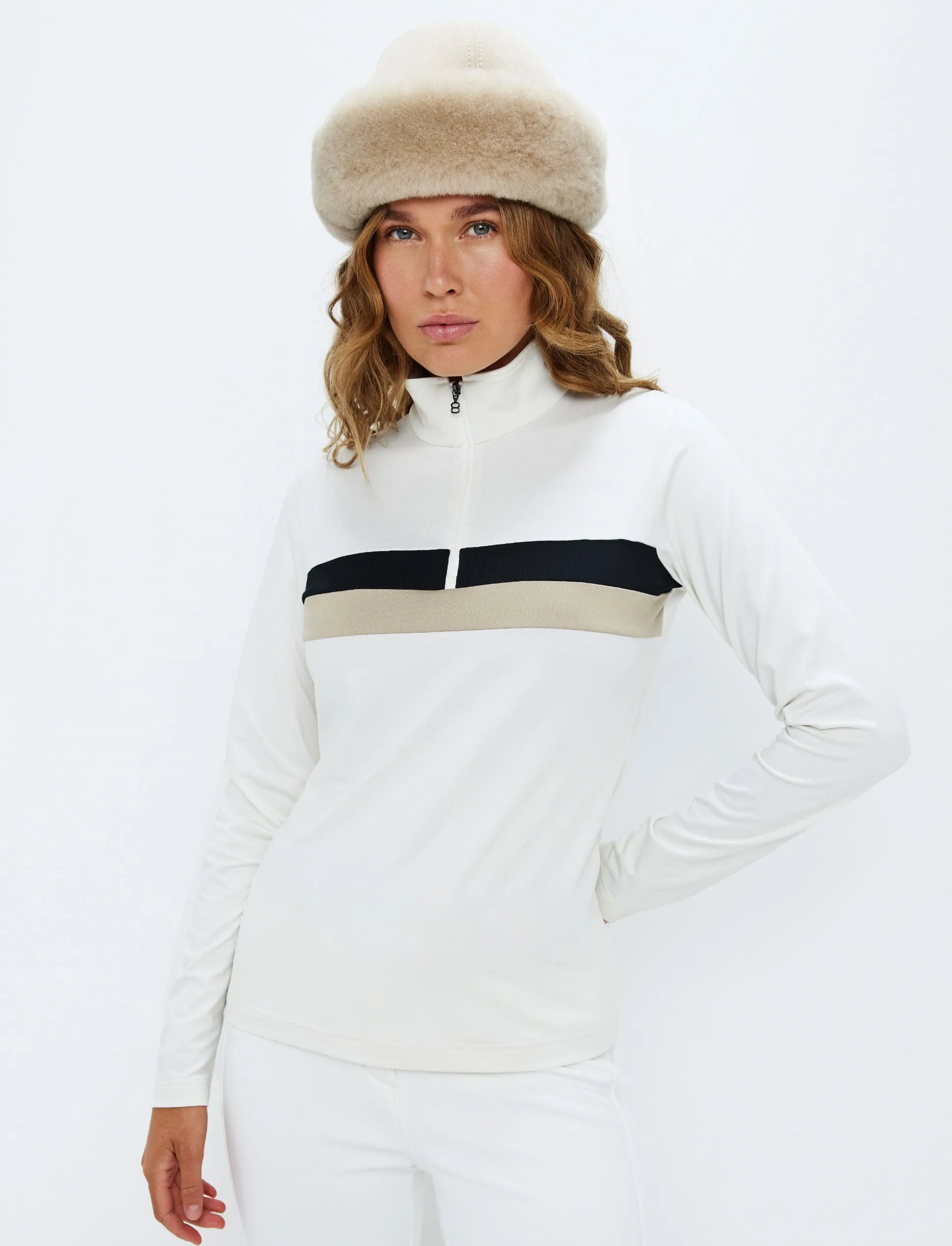 Lexie W Sweat - Blanc/Black