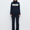 Lexie W Sweat - Navy/Lt Beige