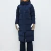 Lilly W Down Coat - Navy
