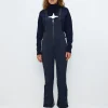 Maya W Bib Pant - Navy/Blanc