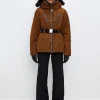 Perla W Ski Jacket - Cashmere Brown