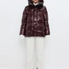 Sarah W Ski Down Jacket - Dk Burgundy