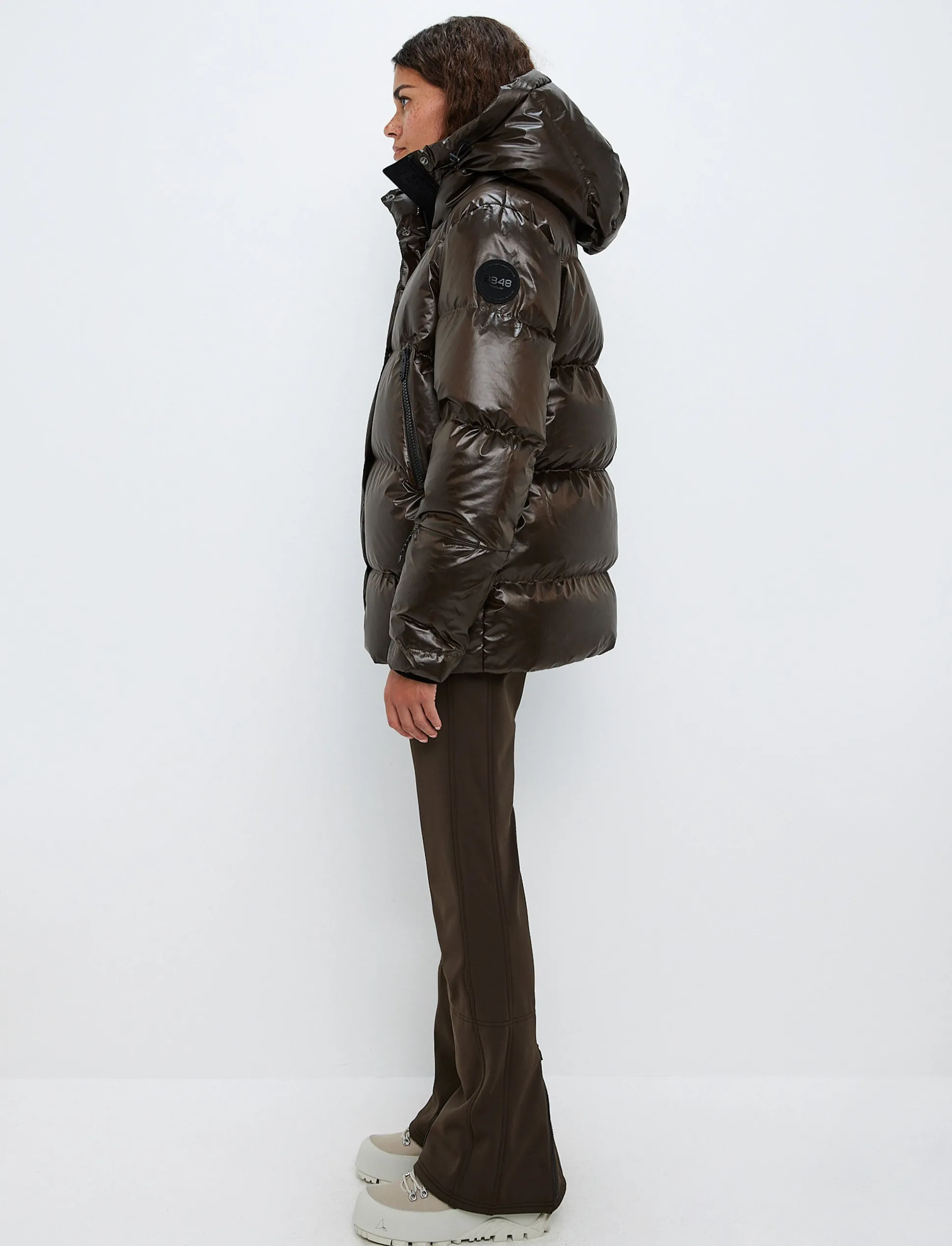 Sarah W Ski Down Jacket - Coffea